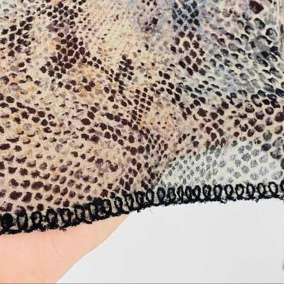 Aritzia Wilfred Silk Cheetah Print Racerback Tank - Picture 9 of 13